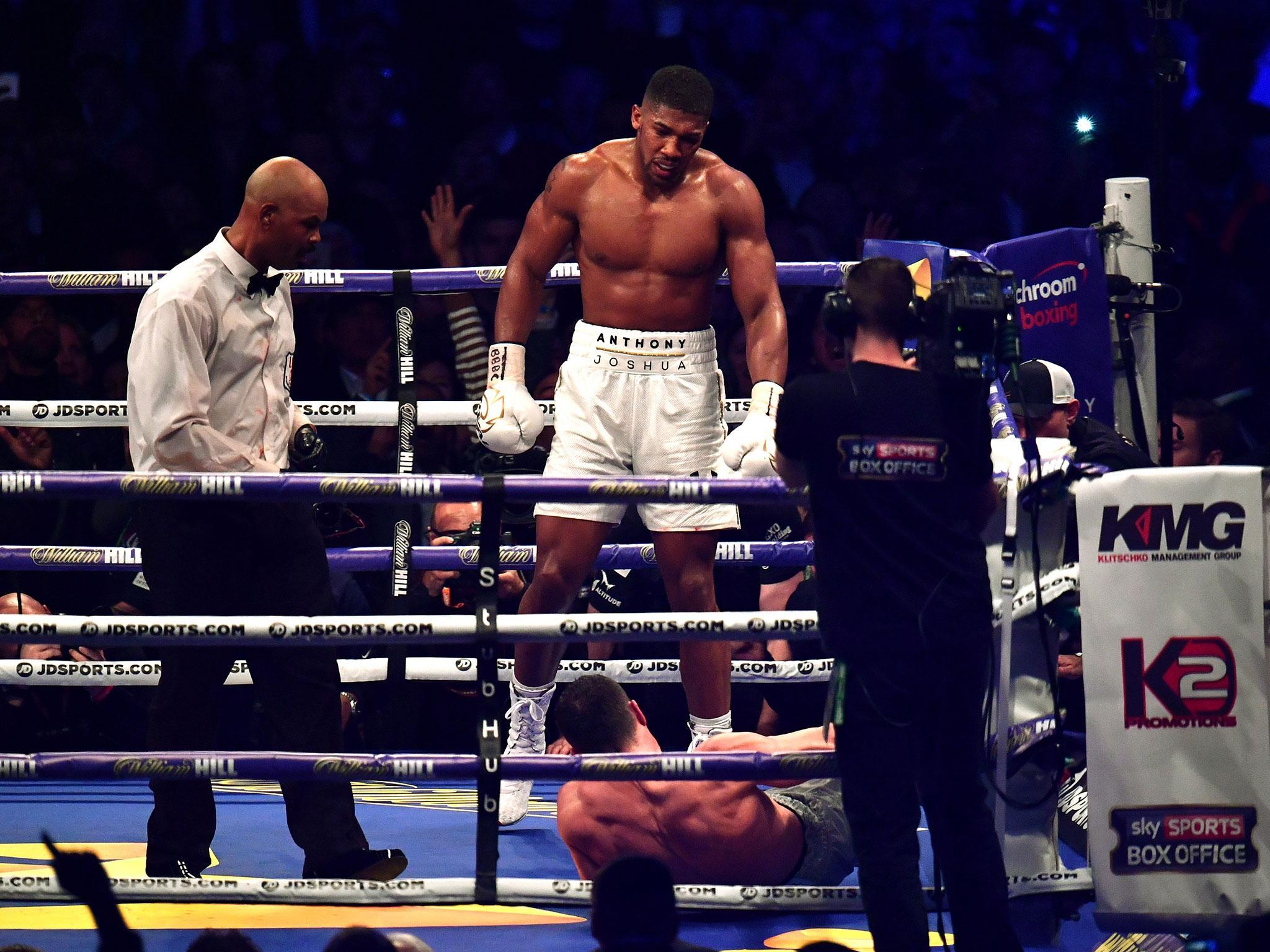 Anthony Joshua defeated Wladimir Klitschko in an absolute classic at Wembley Stadium