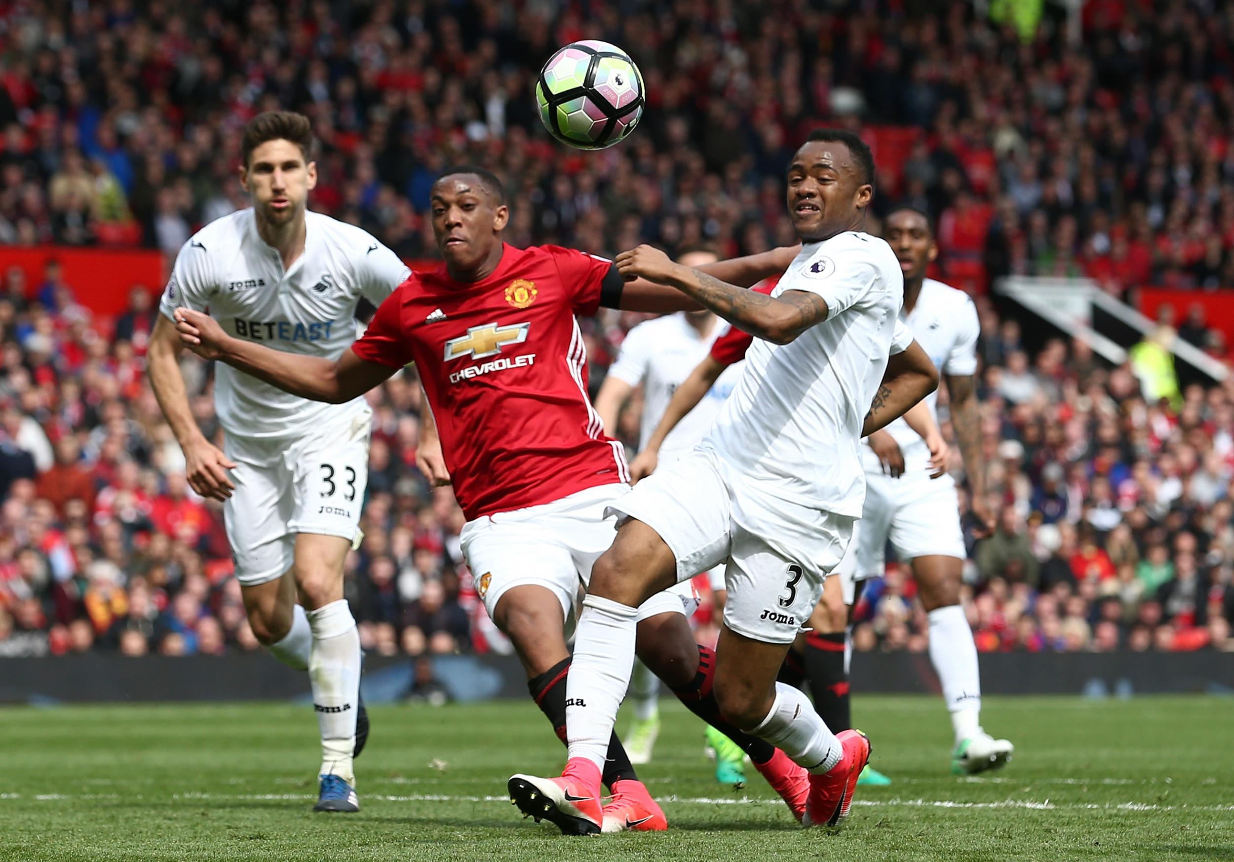 Swansea left Old Trafford with a hard-fought point