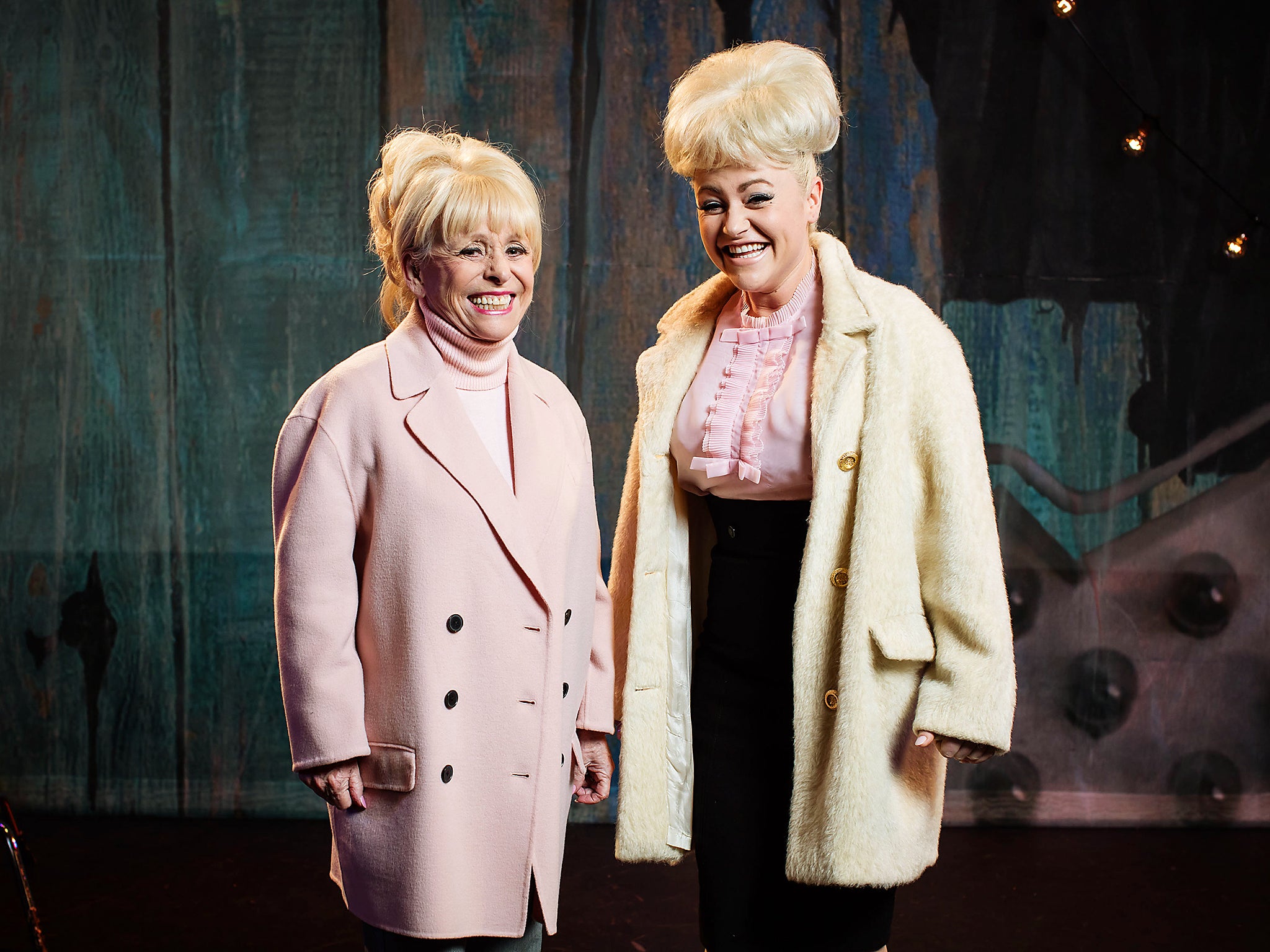 Winstone (right) with Dame Barbara Windsor (left) who makes a cameo appearance in the BBC's 'Babs' about her life
