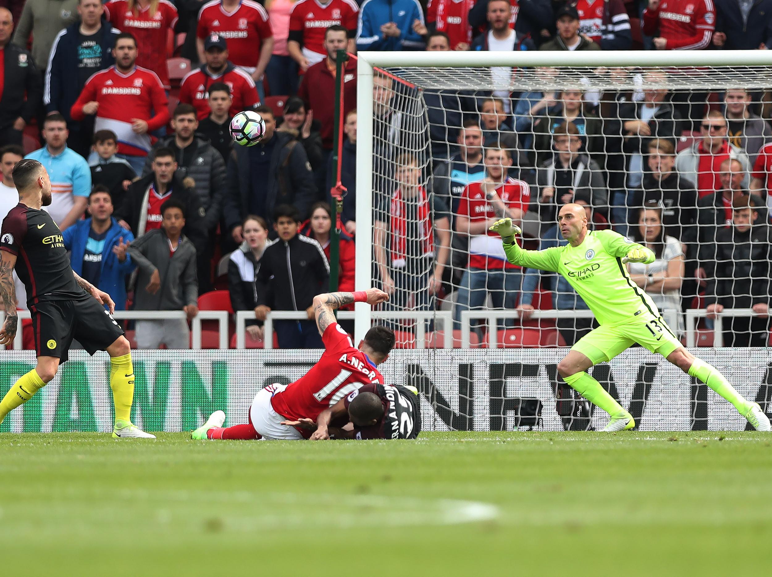 Negredo gave the home side an unexpected lead