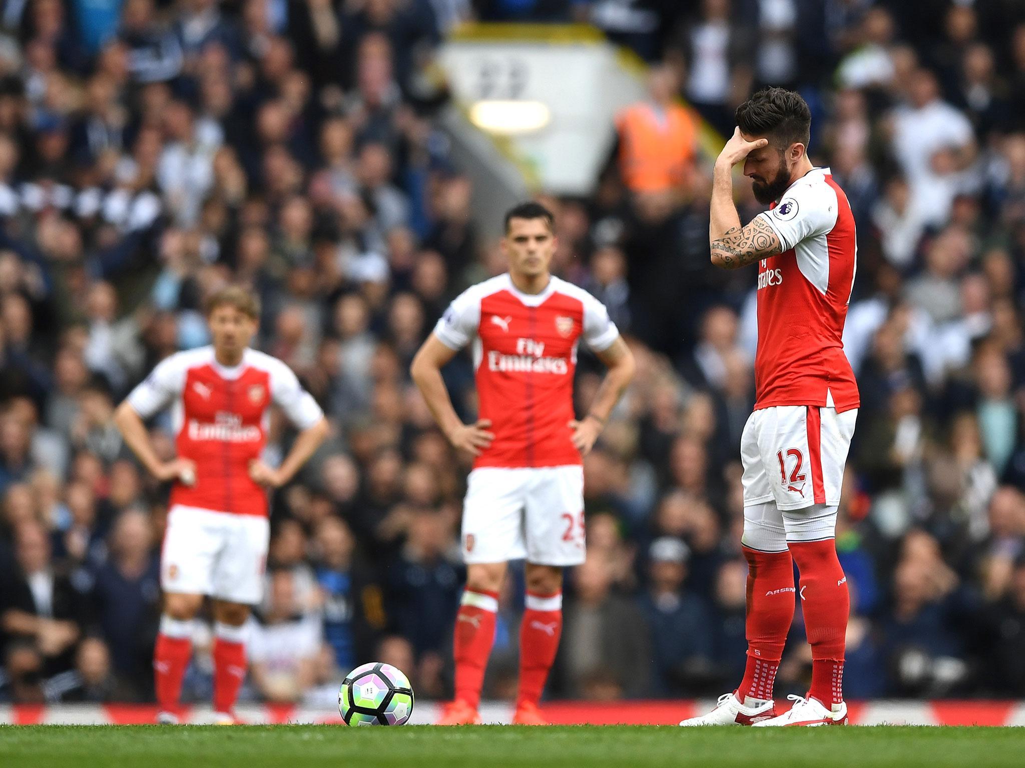 Arsenal were comprehensively outplayed by Tottenham at White Hart Lane