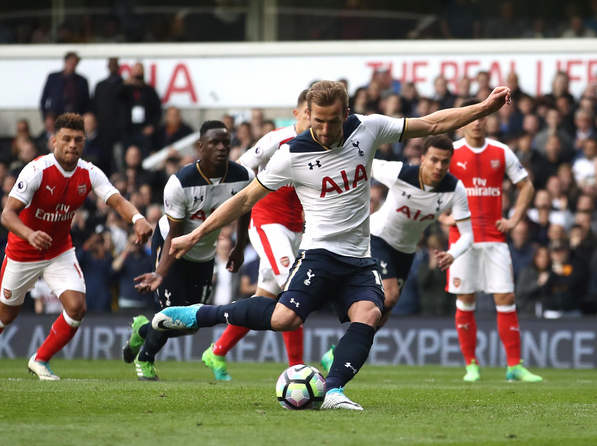 Kane stepped up to double Tottenham's lead from the penalty spot