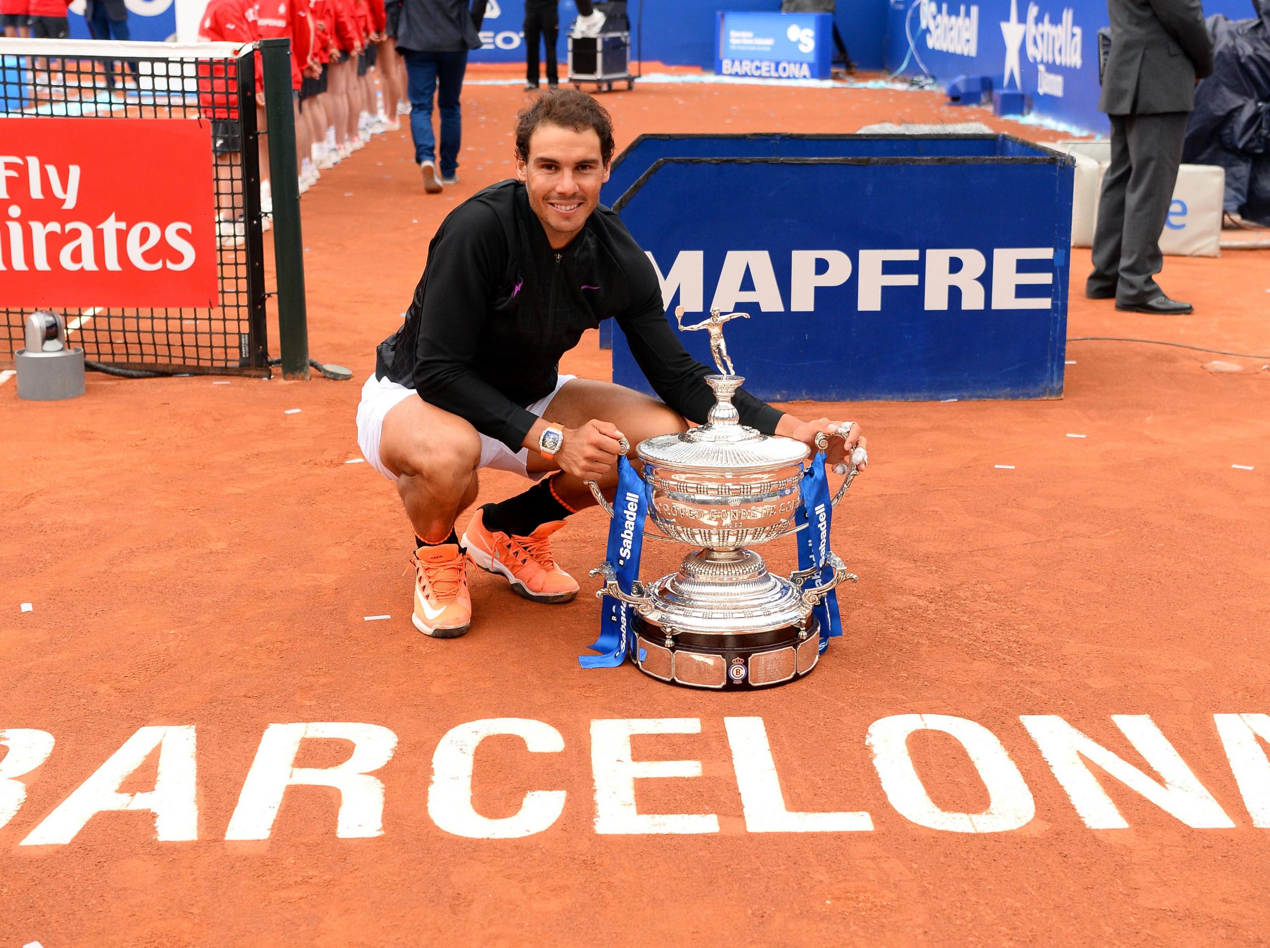 Nadal has won the Barcelona Open a record ten times