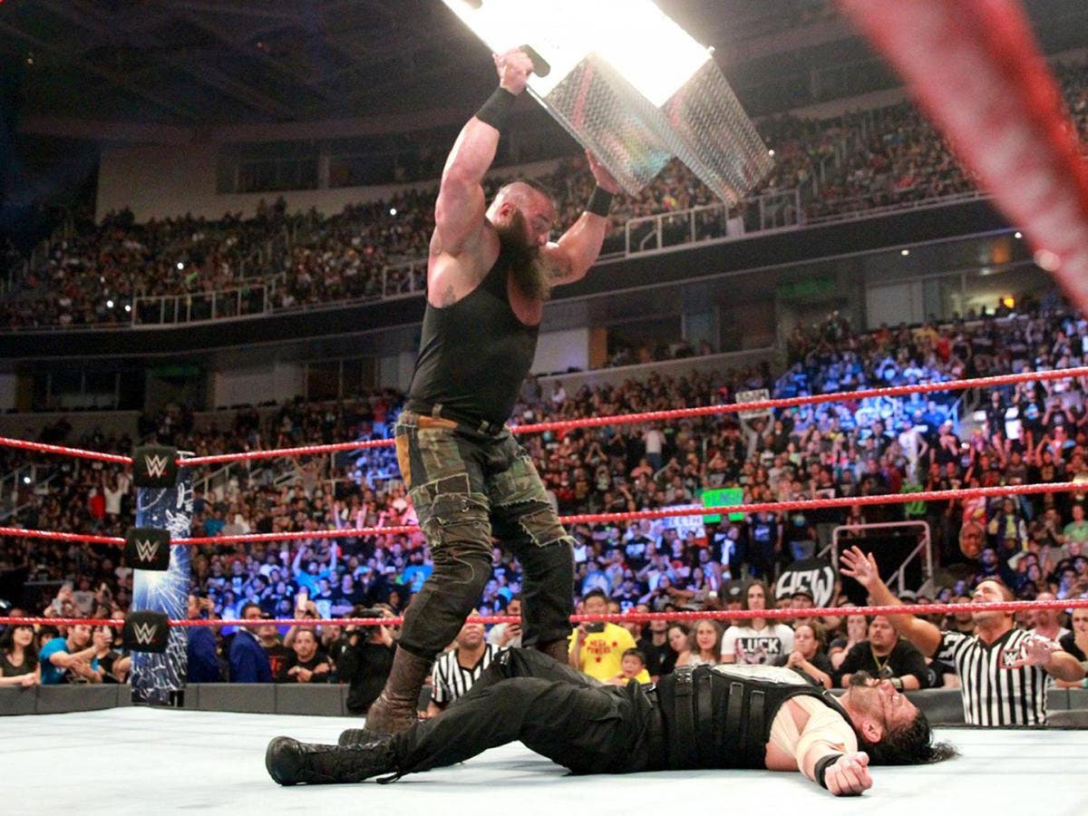 Braun Strawman Sex Videos - WWE Payback results: Braun Strowman destroys Roman Reigns but House of  Horrors match fails to deliver | The Independent | The Independent