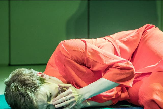 Aisling Loftus as Anne in Martin Crimp’s ‘The Treatment’ at the Almeida Theatre