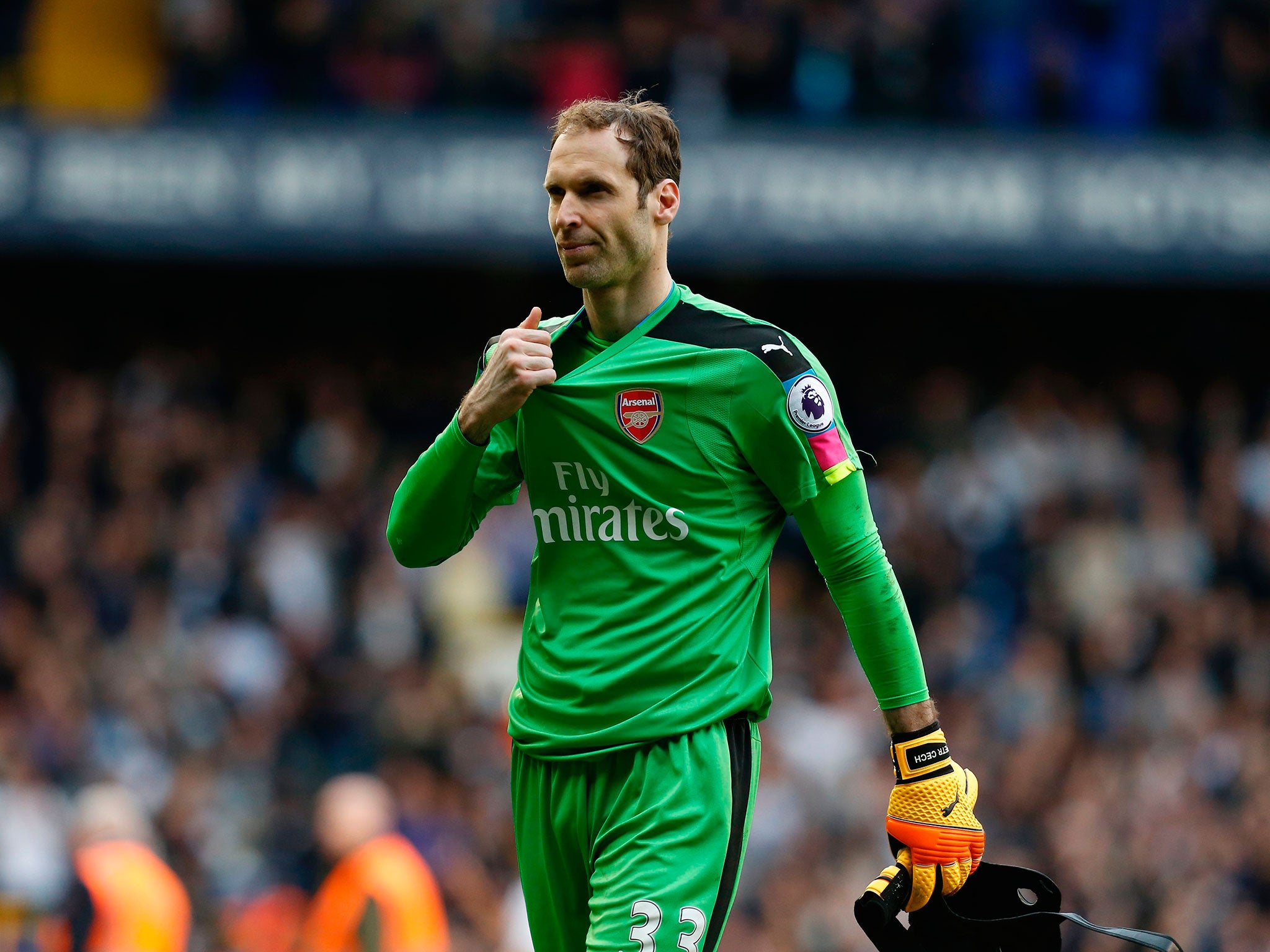 Cech was left disappointed by Sunday's result