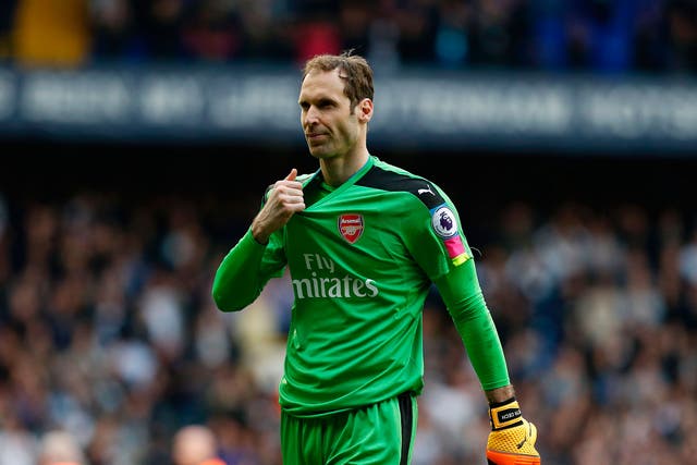 Cech was left disappointed by Sunday's result