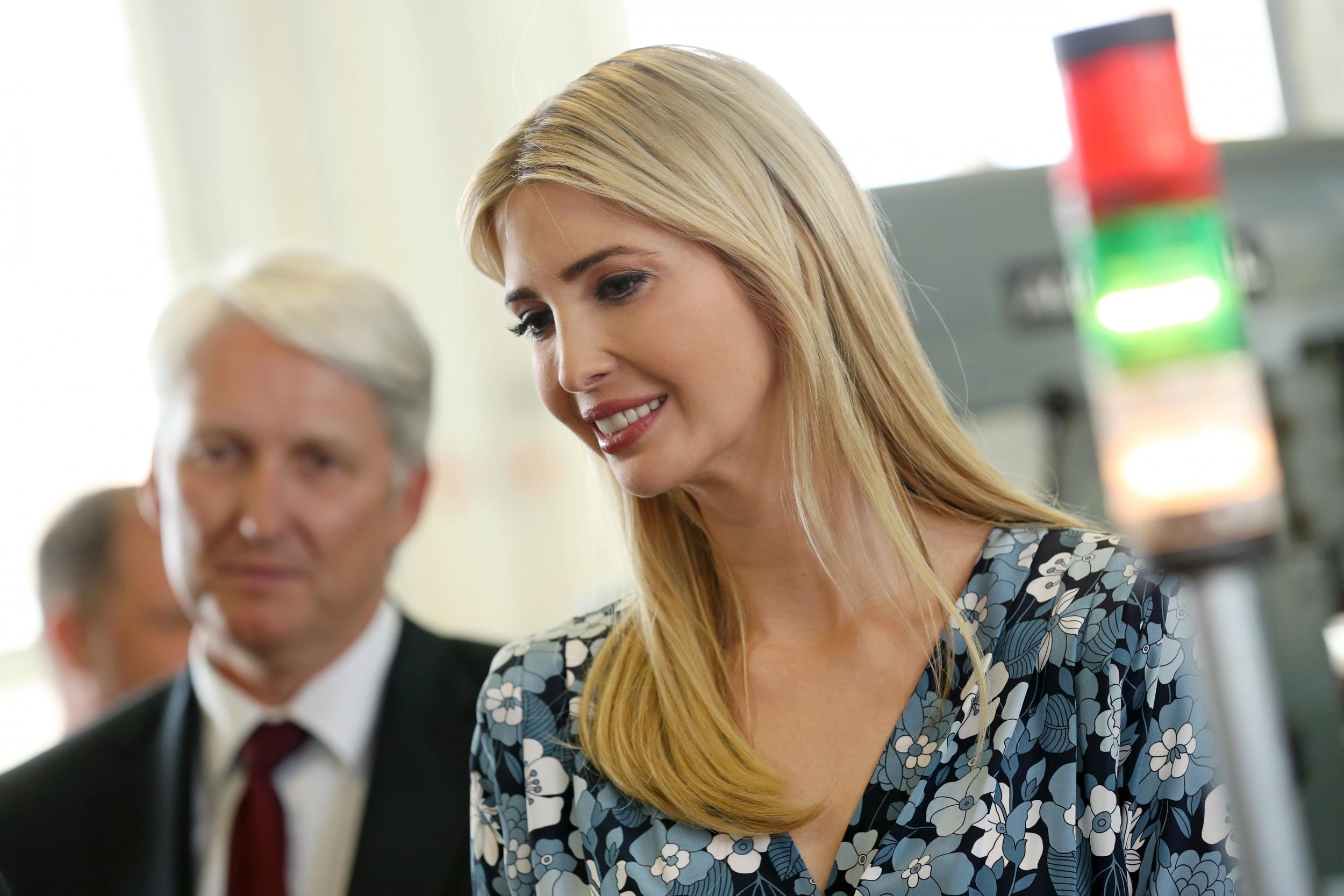 Ivanka Trump on a recent visit to Berlin, Germany