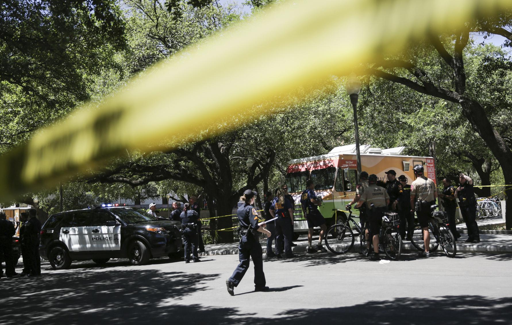 At least one person has been killed and three were injured during a mass stabbing in Austin
