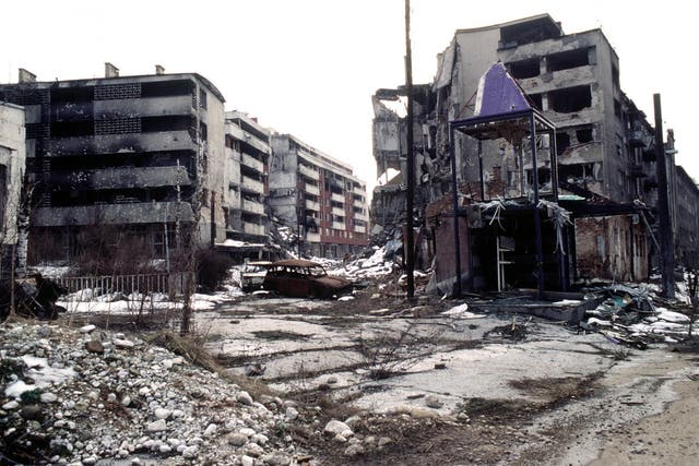 Sarajevo was besieged for four years during the Bosnian War, with many districts left in ruins 
