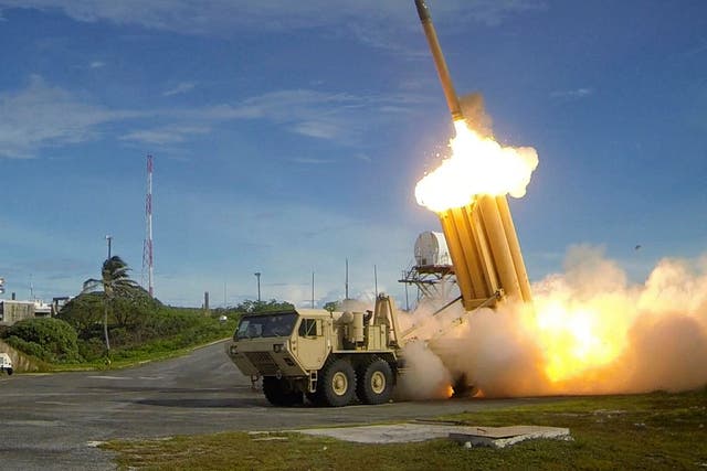 The company behind THAAD claims the system has had 100 per cent success intercepting missiles since testing began in 2005