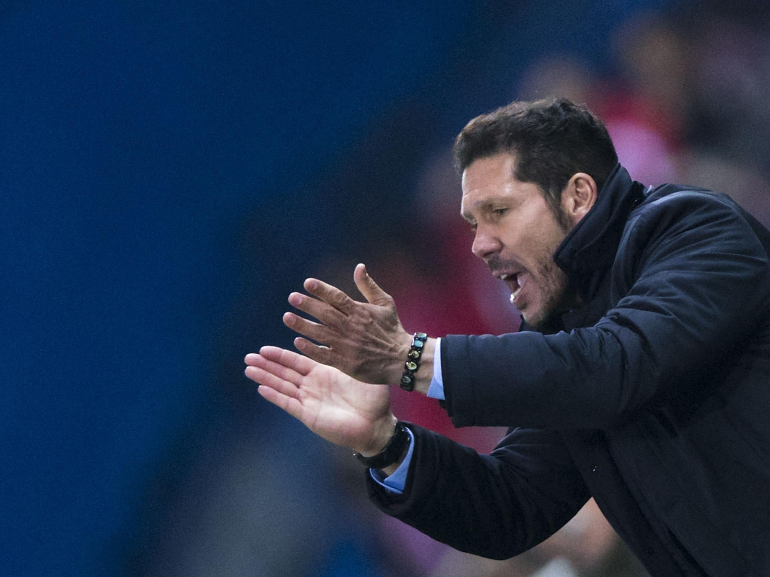 Simeone is confident despite the absence of Jose Gimenez and Juanfran