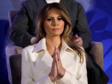 First Lady's Twitter likes tweet showing smile vanish at inauguration