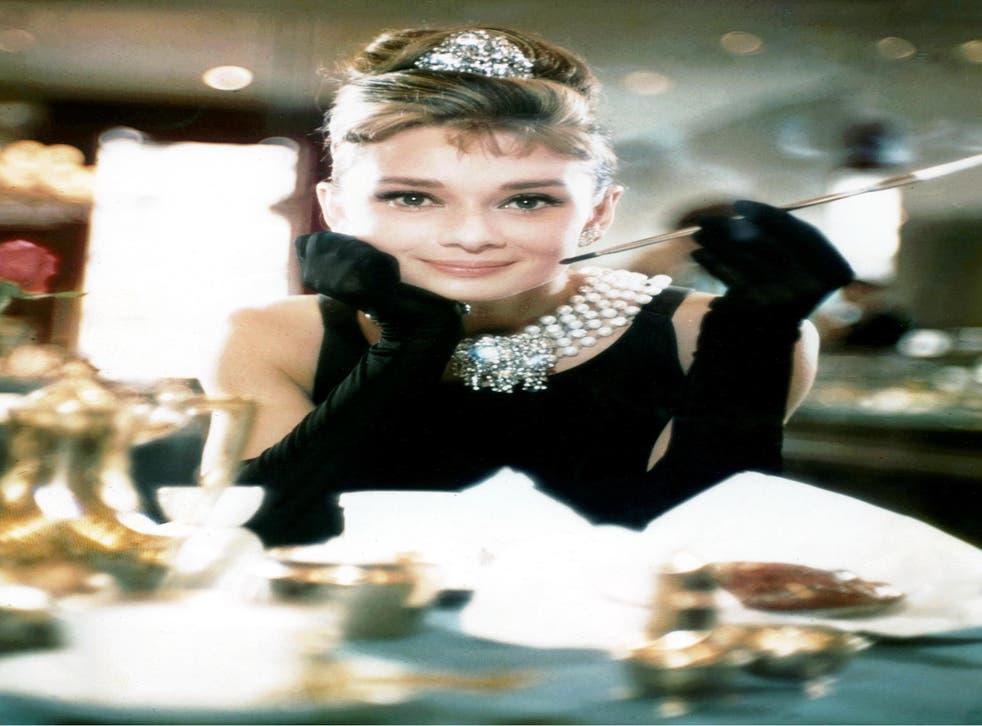 Hepburn as Holly Golightly in ‘Breakfast at Tiffany’s’ (Rex)