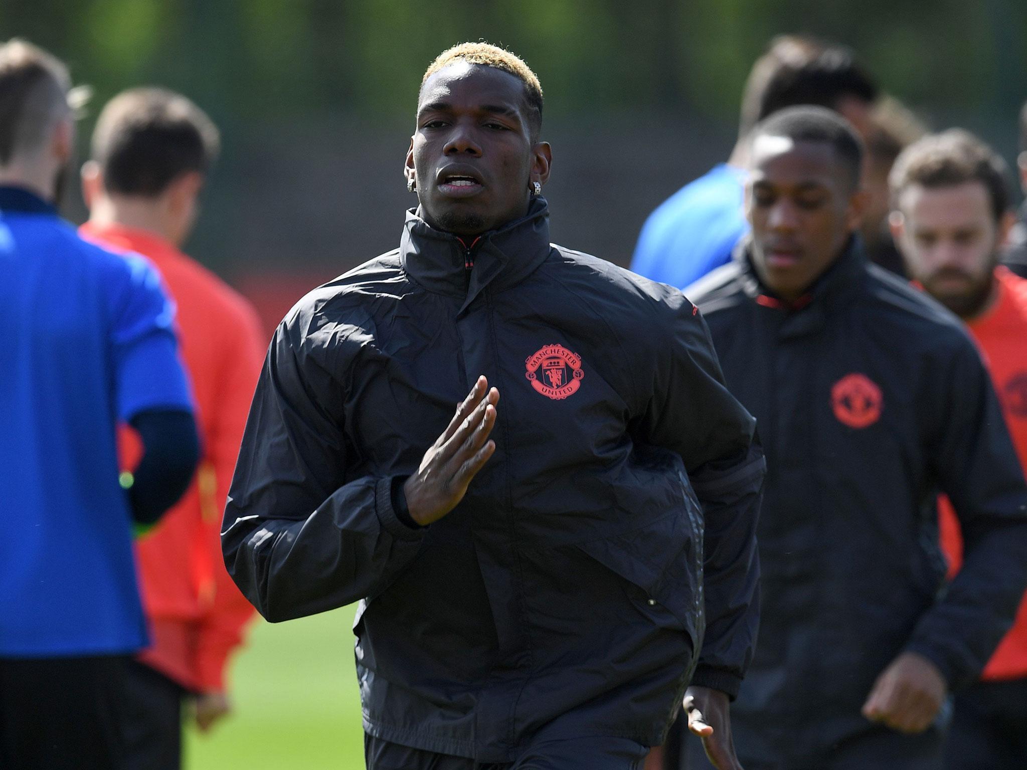 Paul Pogba was among a number of key players to return to training on Wednesday