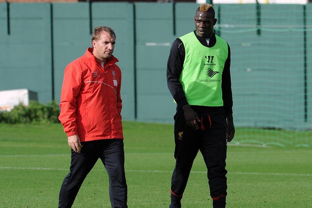 Rodgers only managed to get one goal out of Balotelli