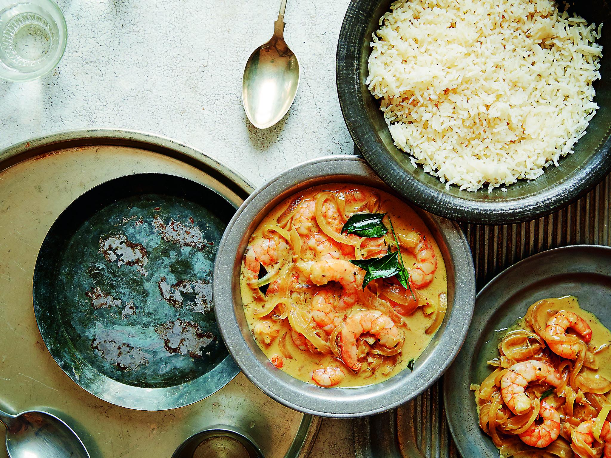 Prawn curry is packed with flavour and spice