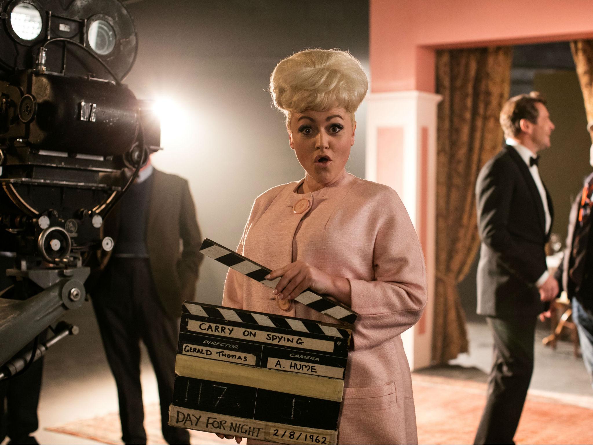 The actress Jaime Winstone stars in the BBC's 'Babs' as Barbara Windsor