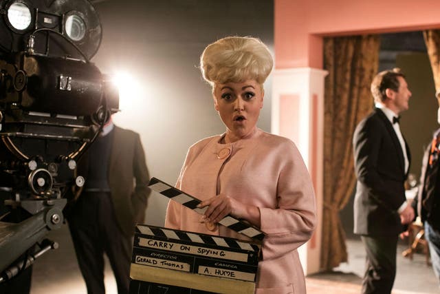 The actress Jaime Winstone stars in the BBC's 'Babs' as Barbara Windsor 