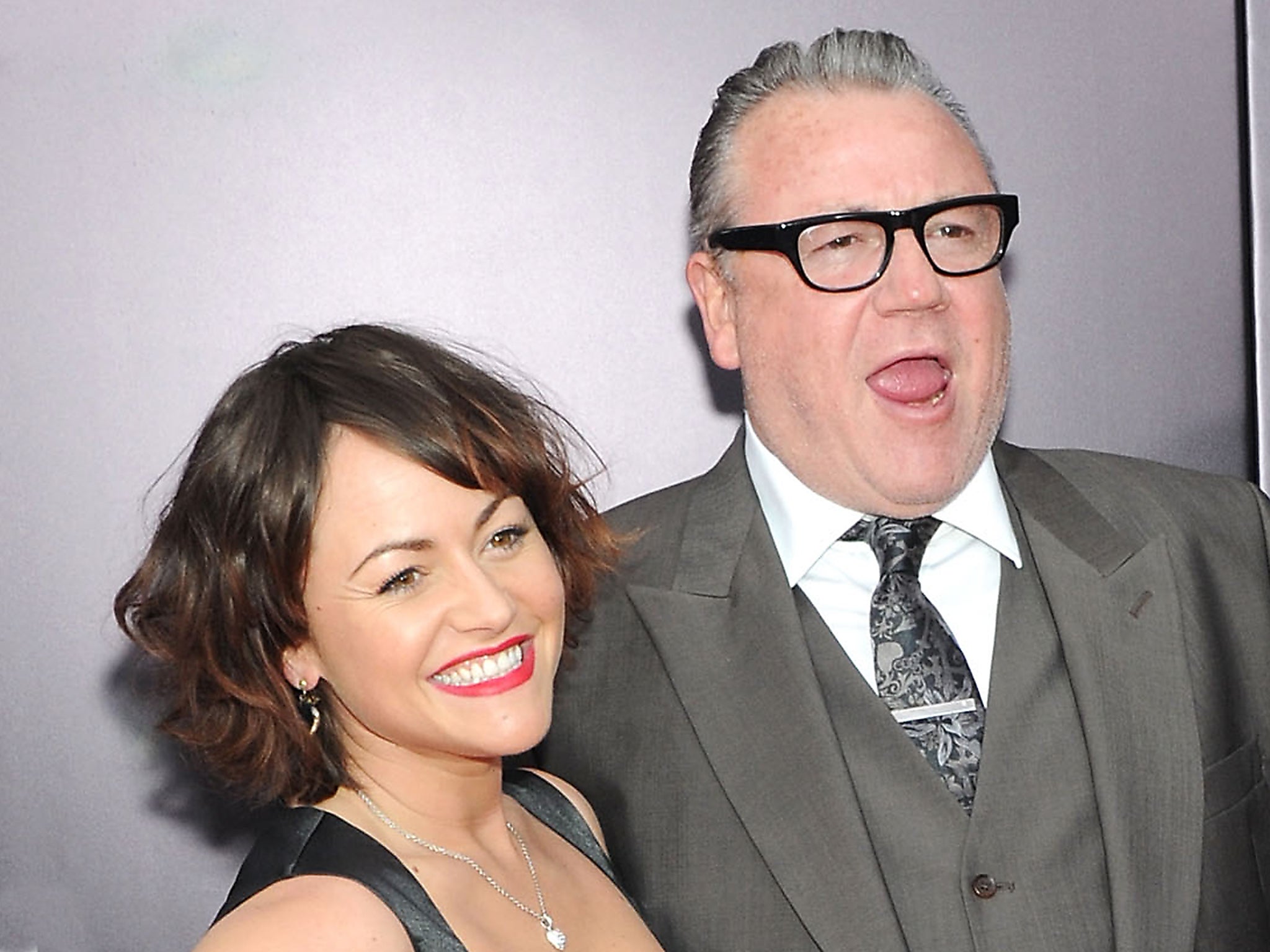 The actress and her famous father, Ray Winstone