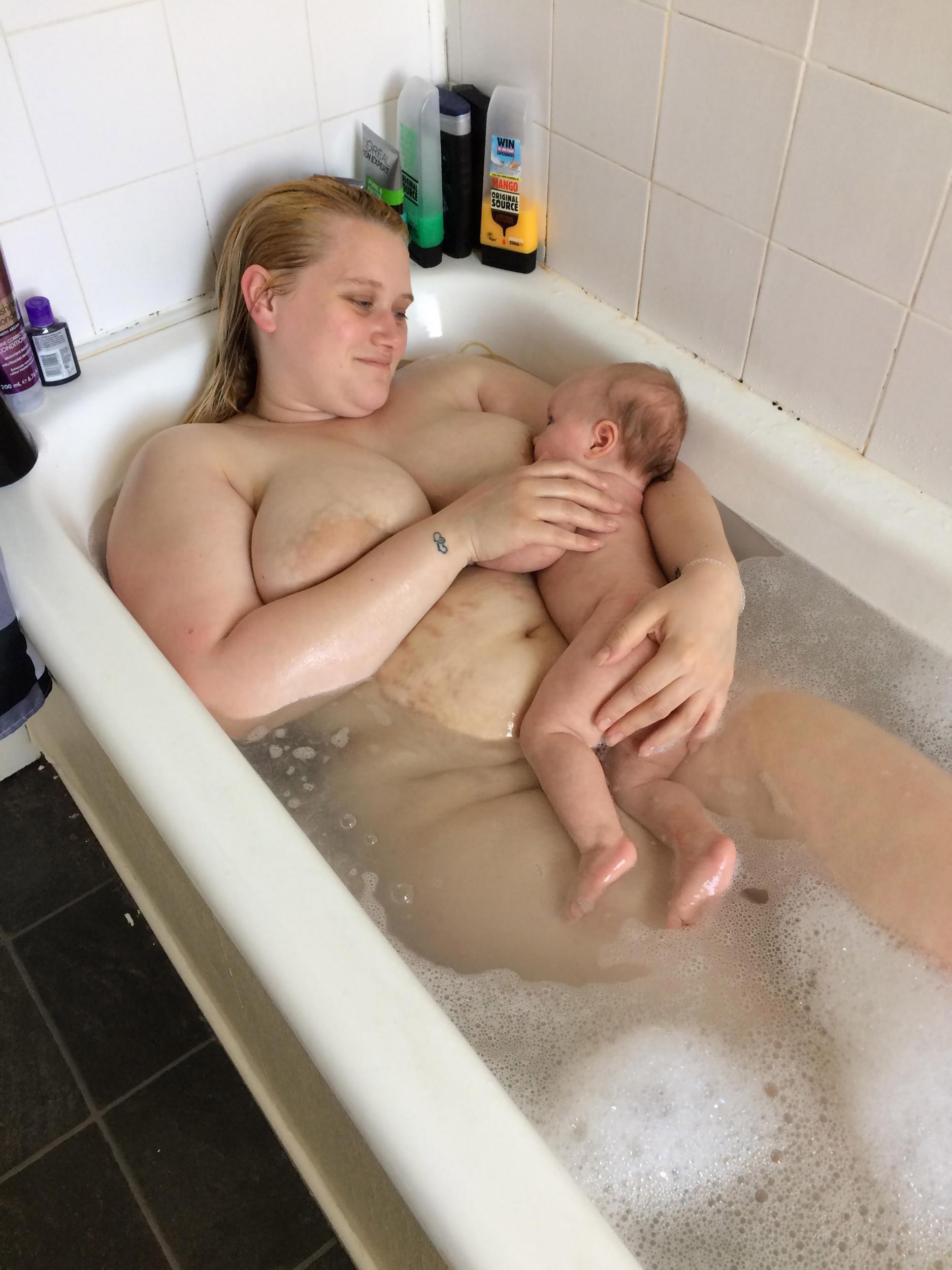 Bbw Lactating Cartoons - Woman posts naked breastfeeding photo to remind mothers ...