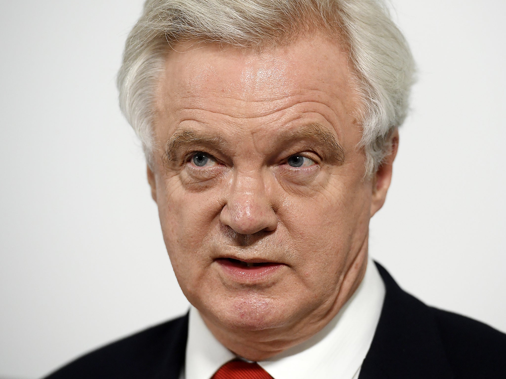 Secretary of State for Exiting the European Union, David Davis, speaks at campaign event ahead of the general election