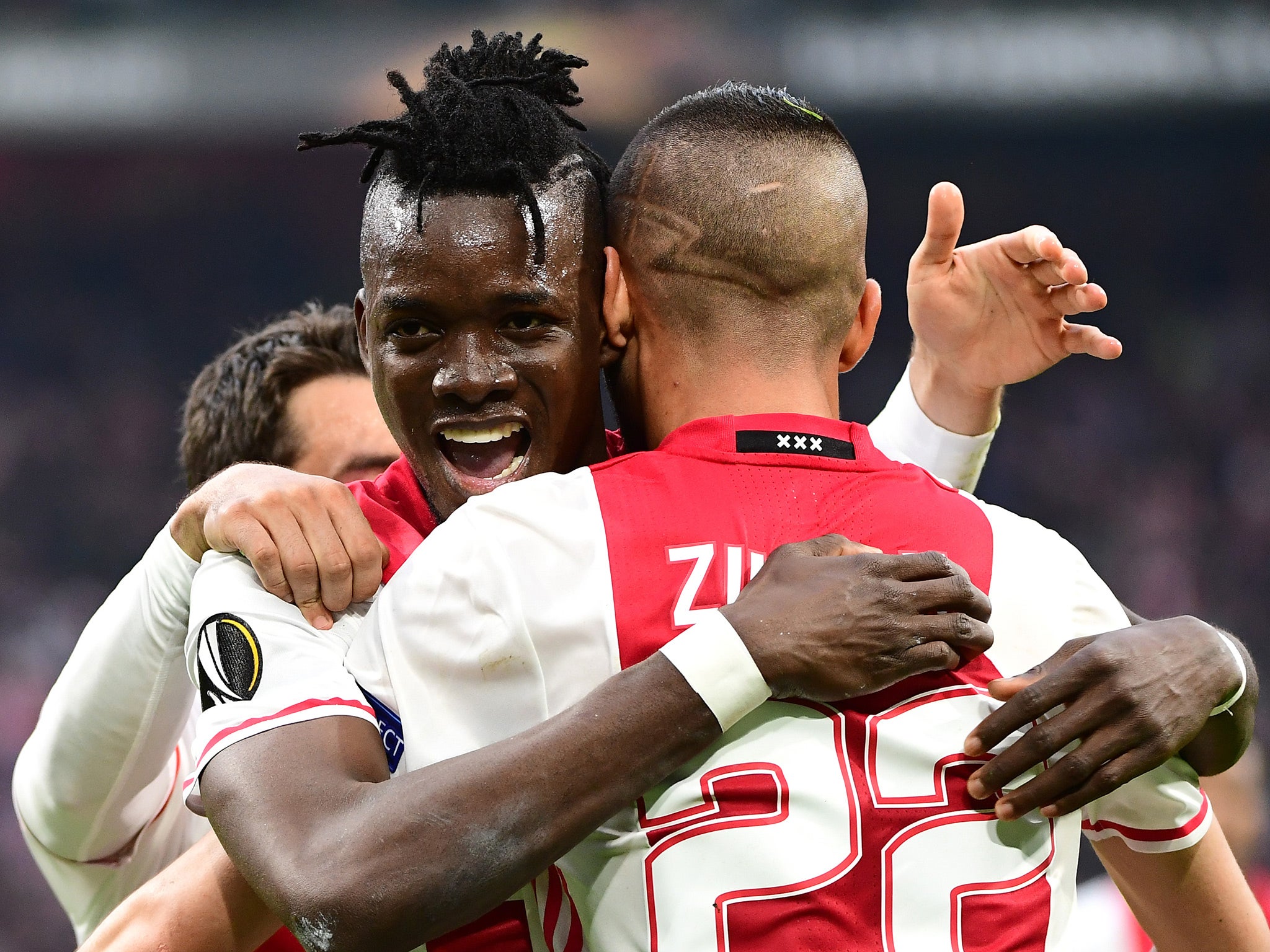 Ajax hit Lyon for four to put one foot in the Europa League final | The  Independent | The Independent