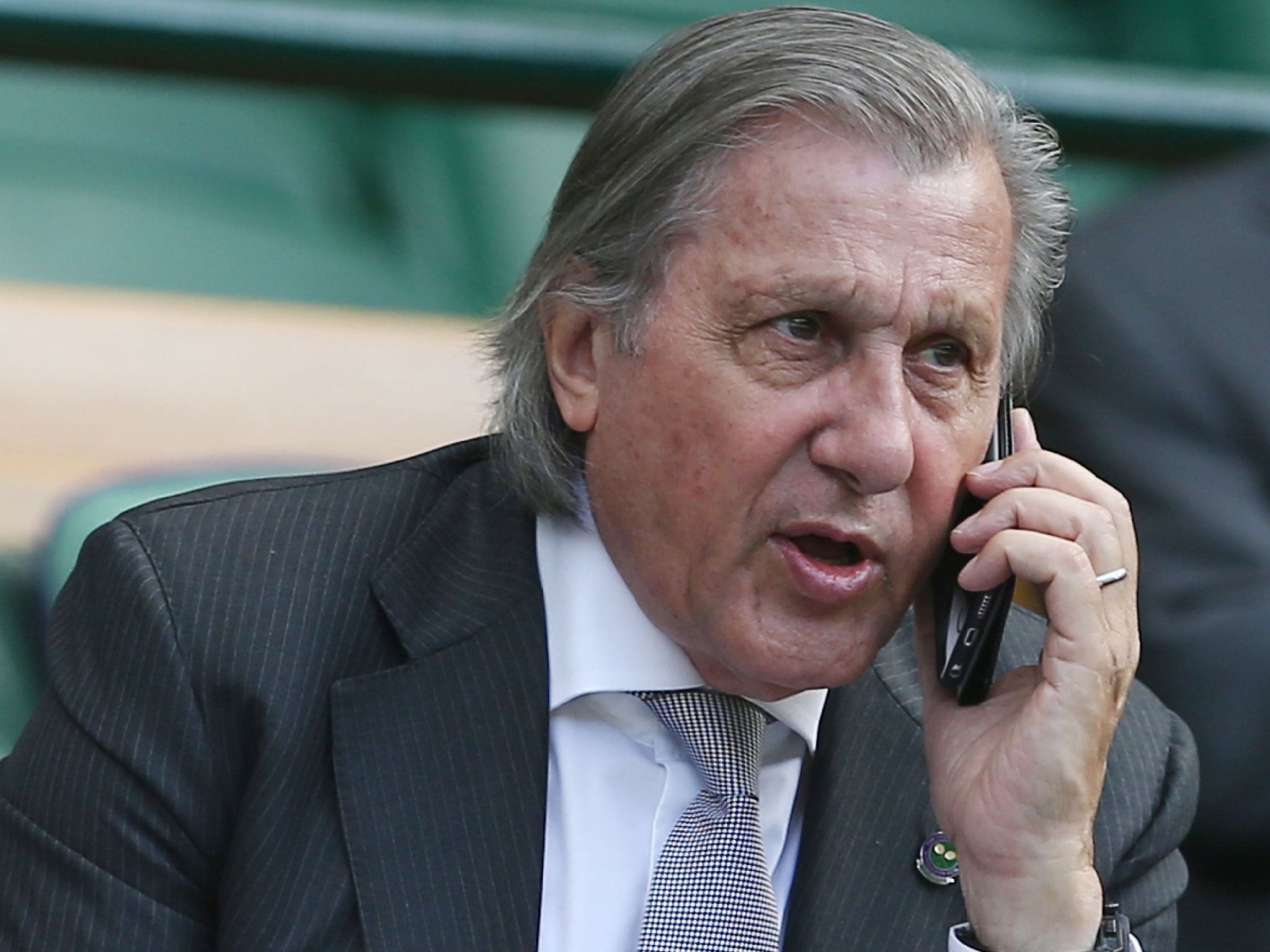 Ilie Nastase has labelled his ban from the Wimbledon royal box 'small-minded'