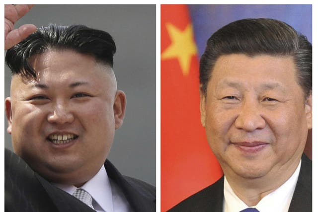 North Korean leader Kim Jong-un and Chinese President Xi Jinping