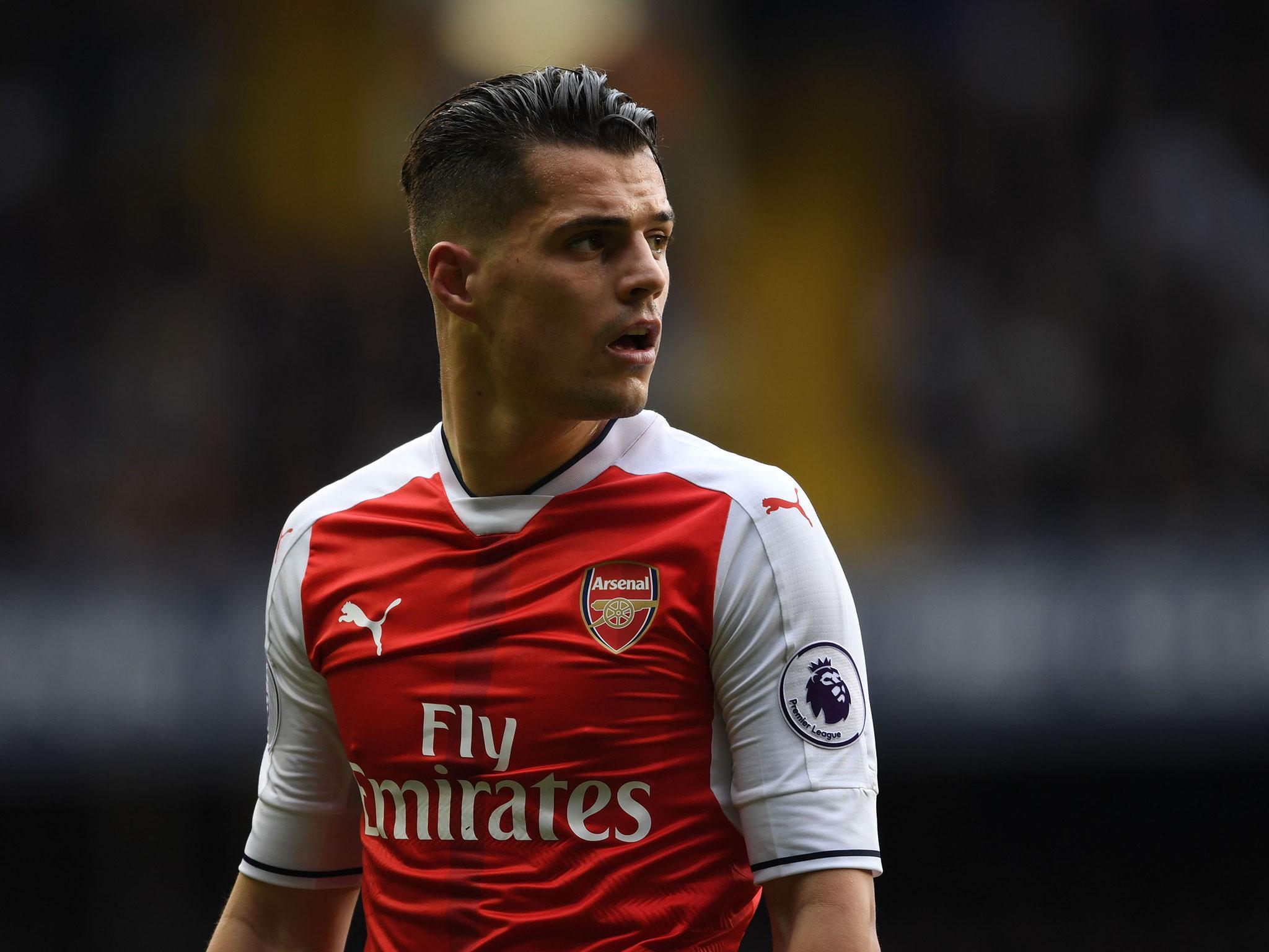 Granit Xhaka will miss the game with Manchester United