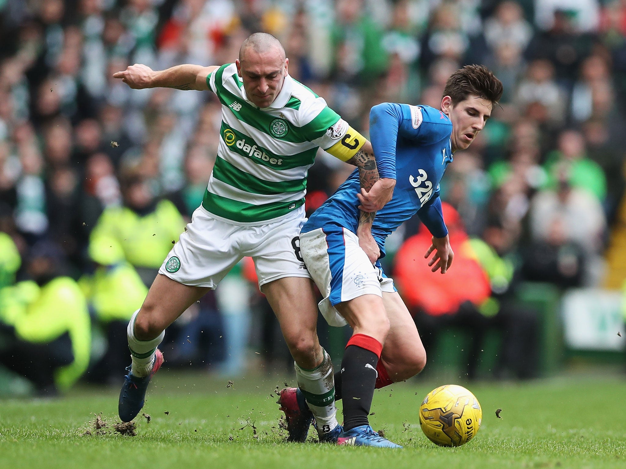 &#13;
Brown is known for his aggression on the pitch &#13;