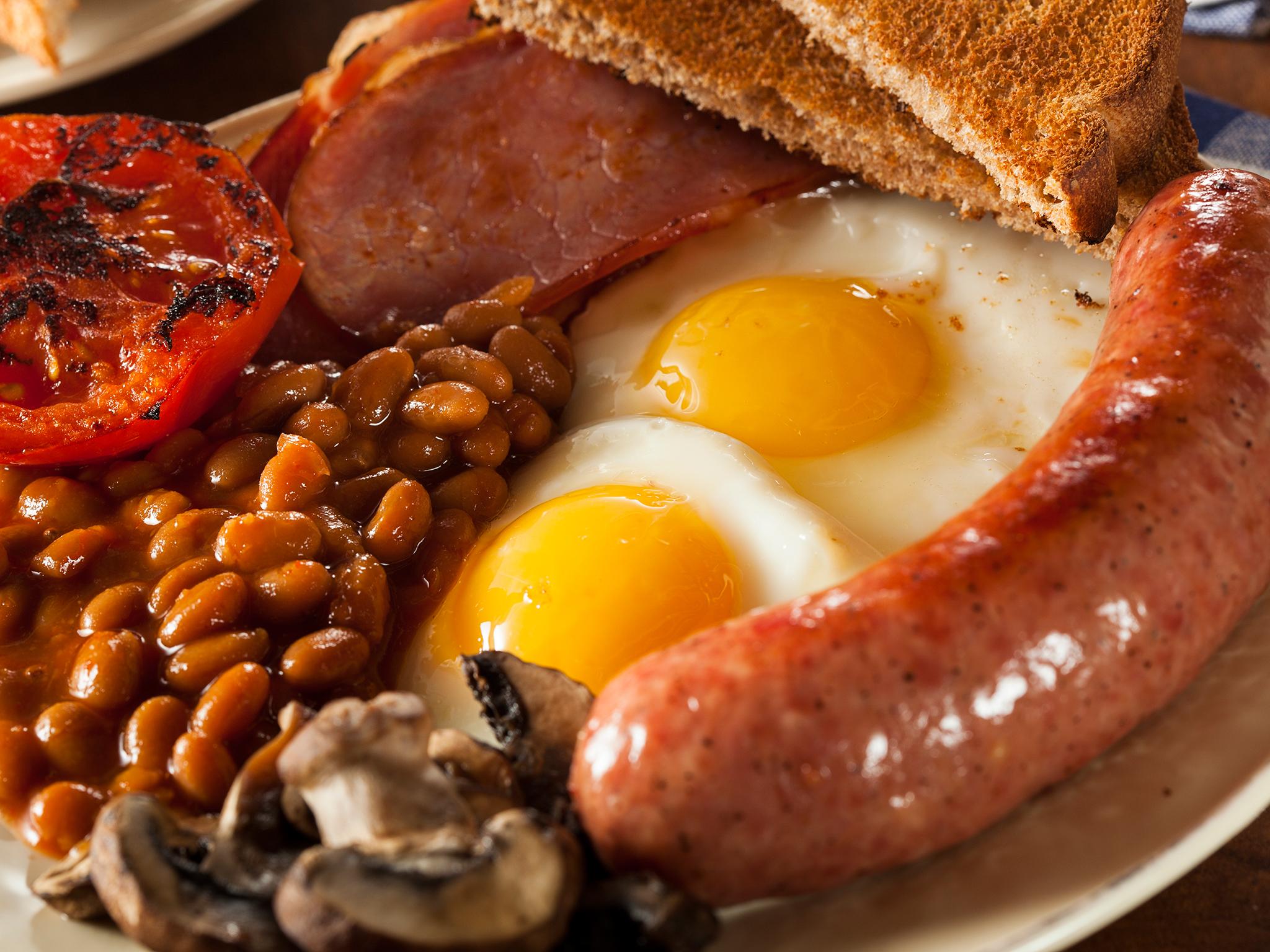 What Does A Full English Breakfast Contain