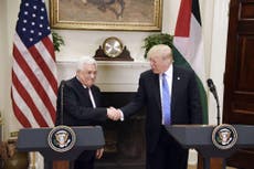 Trump vows to broker Israeli-Palestinian peace without explaining how