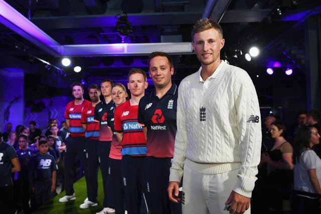 Root was modelling the new Test kit, while the new ODI and T20 kits were also launched