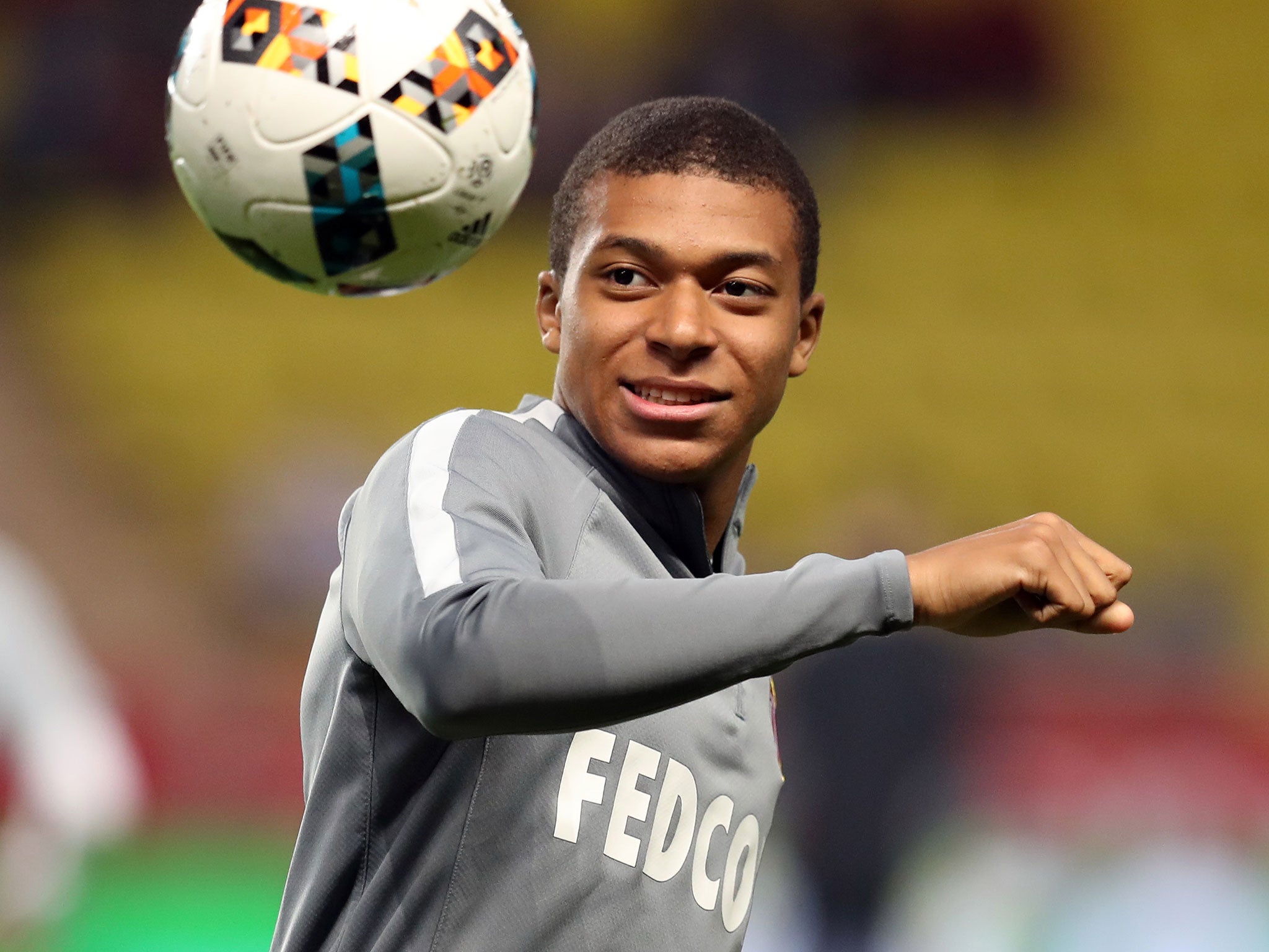 Mbappe has scored 22 goals from 36 appearances this season