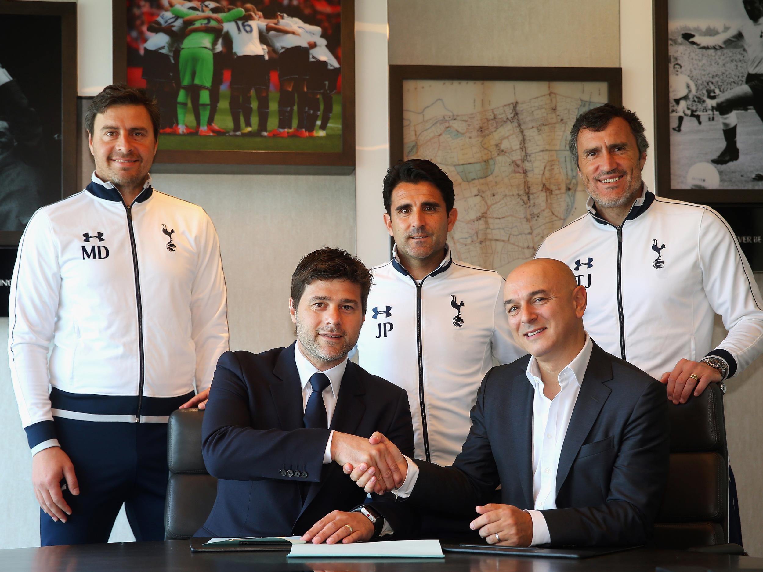 Pochettino signed a new long-term deal last season