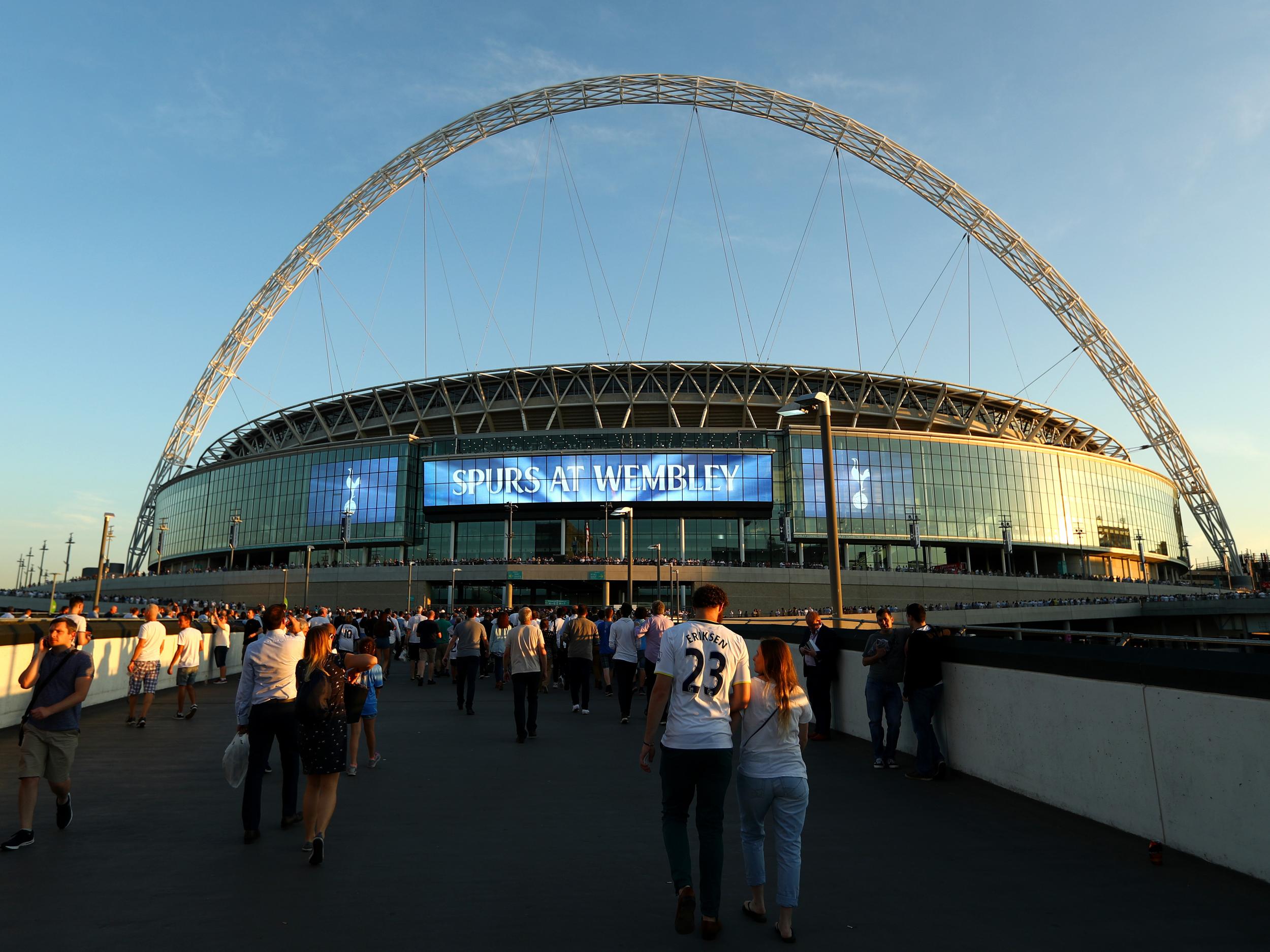 Spurs will play all of their home games at Wembley next season