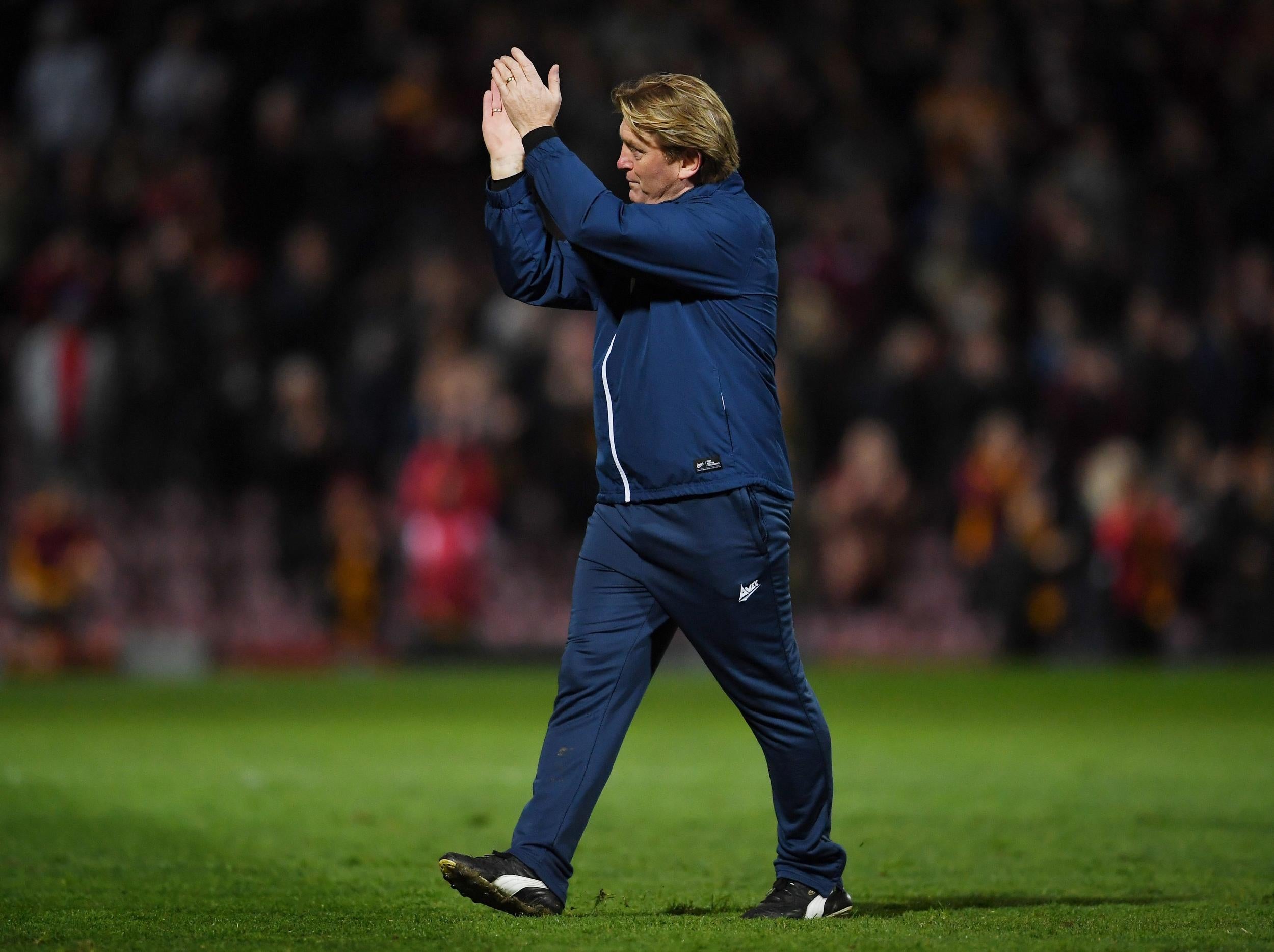 McCall applauds the home support