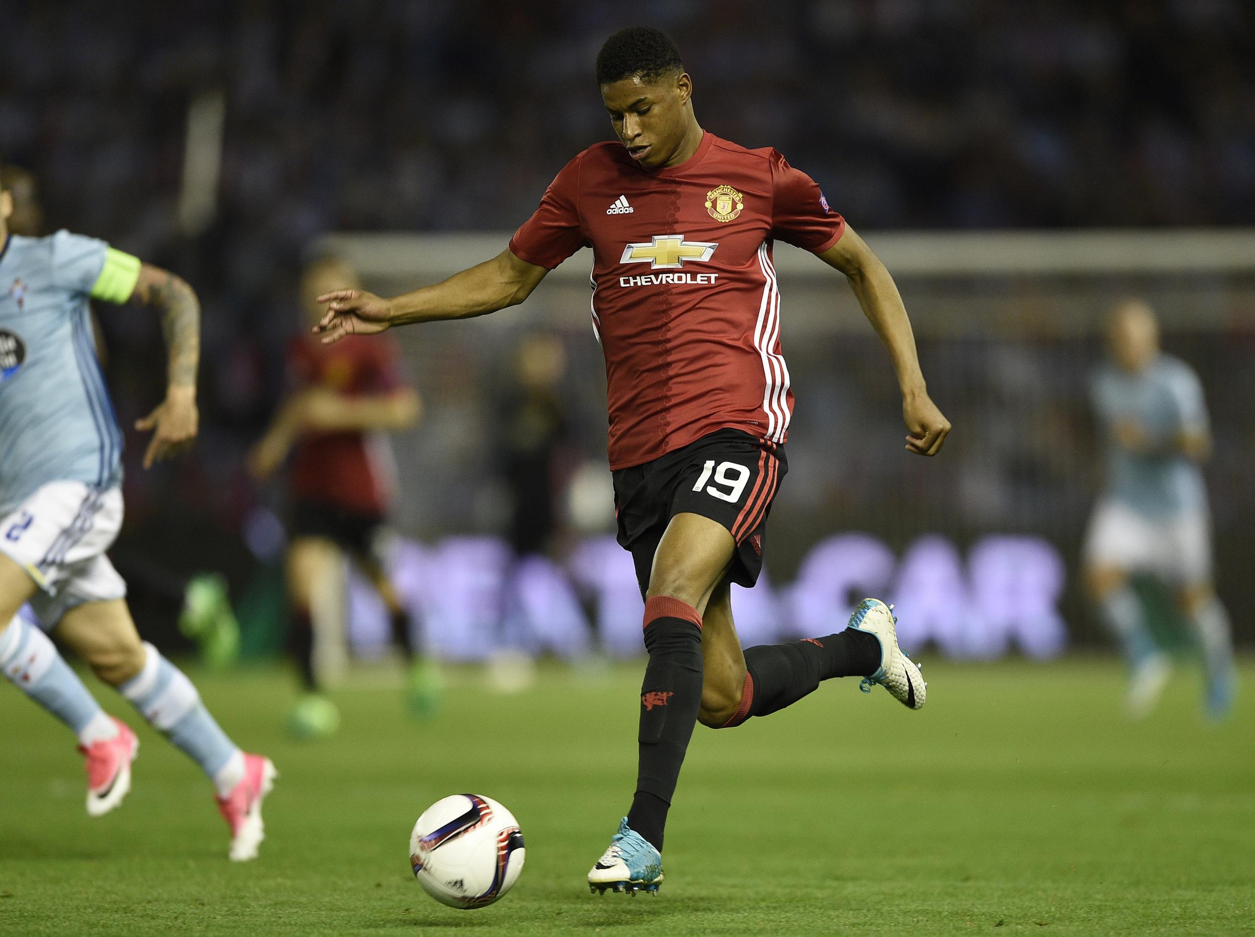 Rashford's pace caused Celta Vigo multiple problems in defence