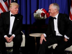 Donald Trump and Australia's PM meet to clear air after 'rough' call