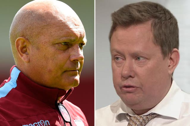 Ray Wilkins (left) and Neil Custis (right) were involved in a blazing row live on Talksport