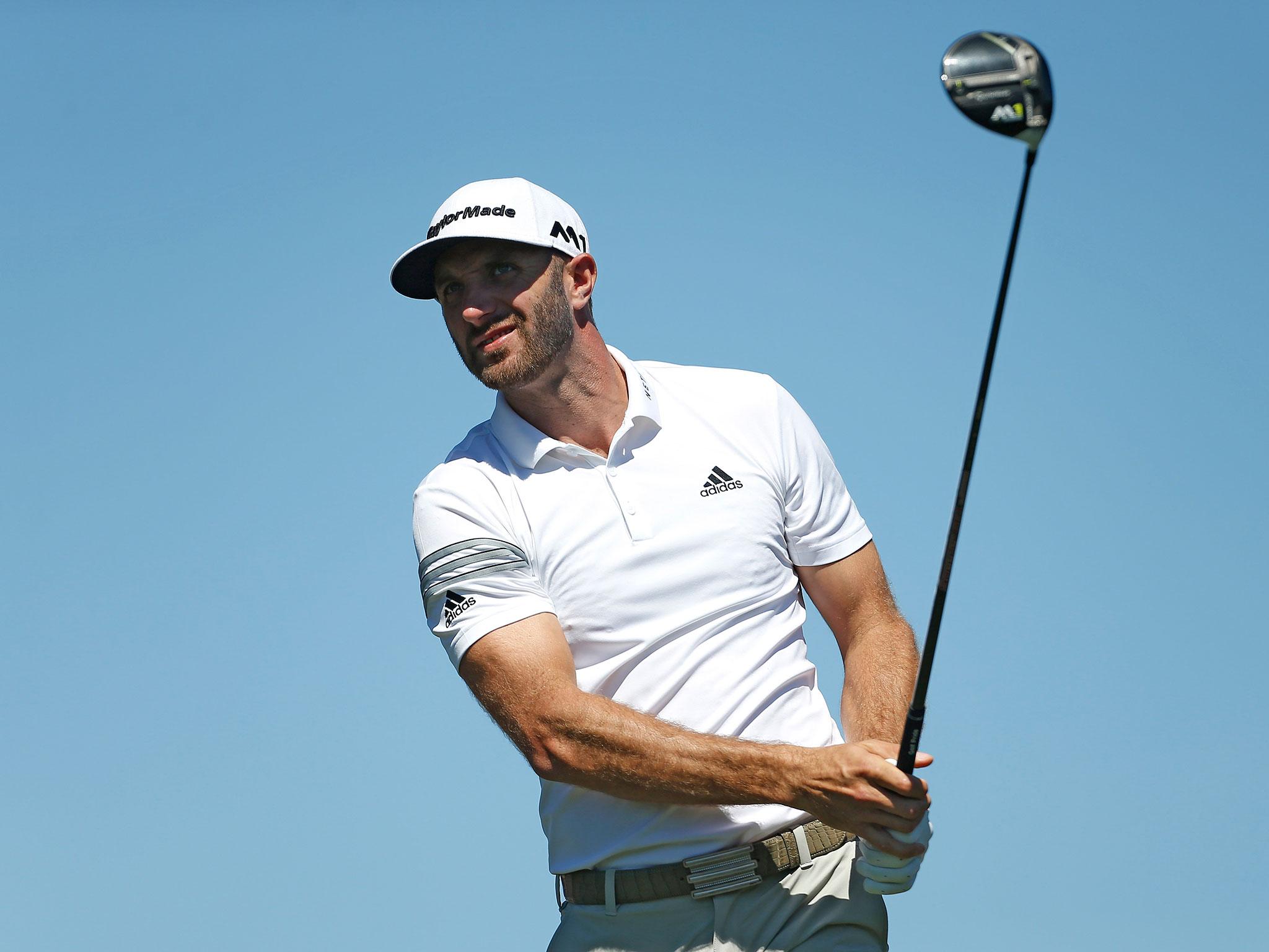 Dustin Johnson returned at Eagle Point from the back injury he suffered on the eve of The Masters