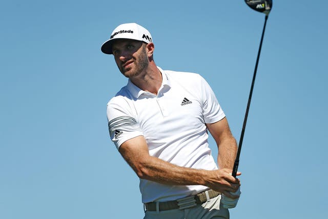 Dustin Johnson returned  at Eagle Point from the back injury he suffered on the eve of The Masters