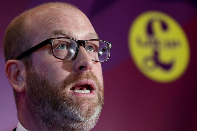 Ukip leader Paul Nuttall speaks to assembled media at the launch of the party's election campaign in London in April