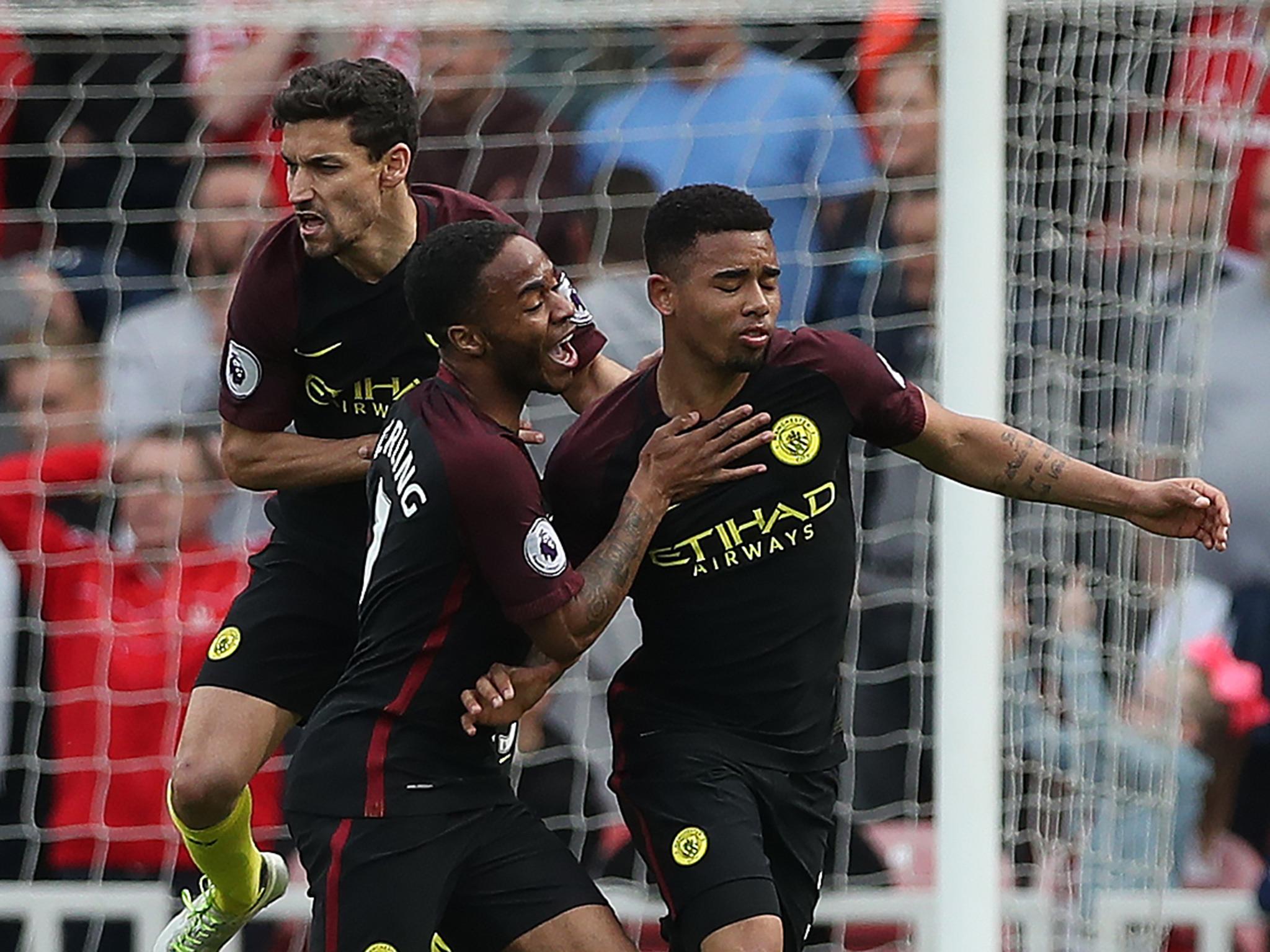 Gabriel Jesus is likely to lead City's line for the remainder of the season (Getty)