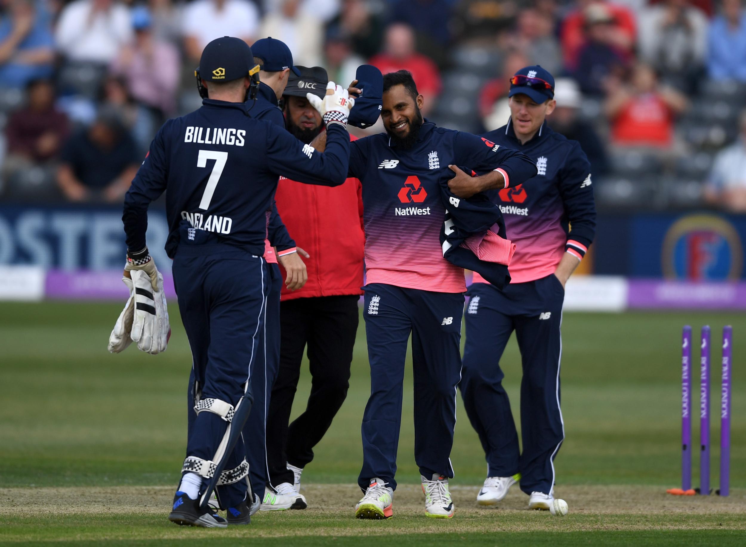 Adil Rashid was superb in the crushing England victory