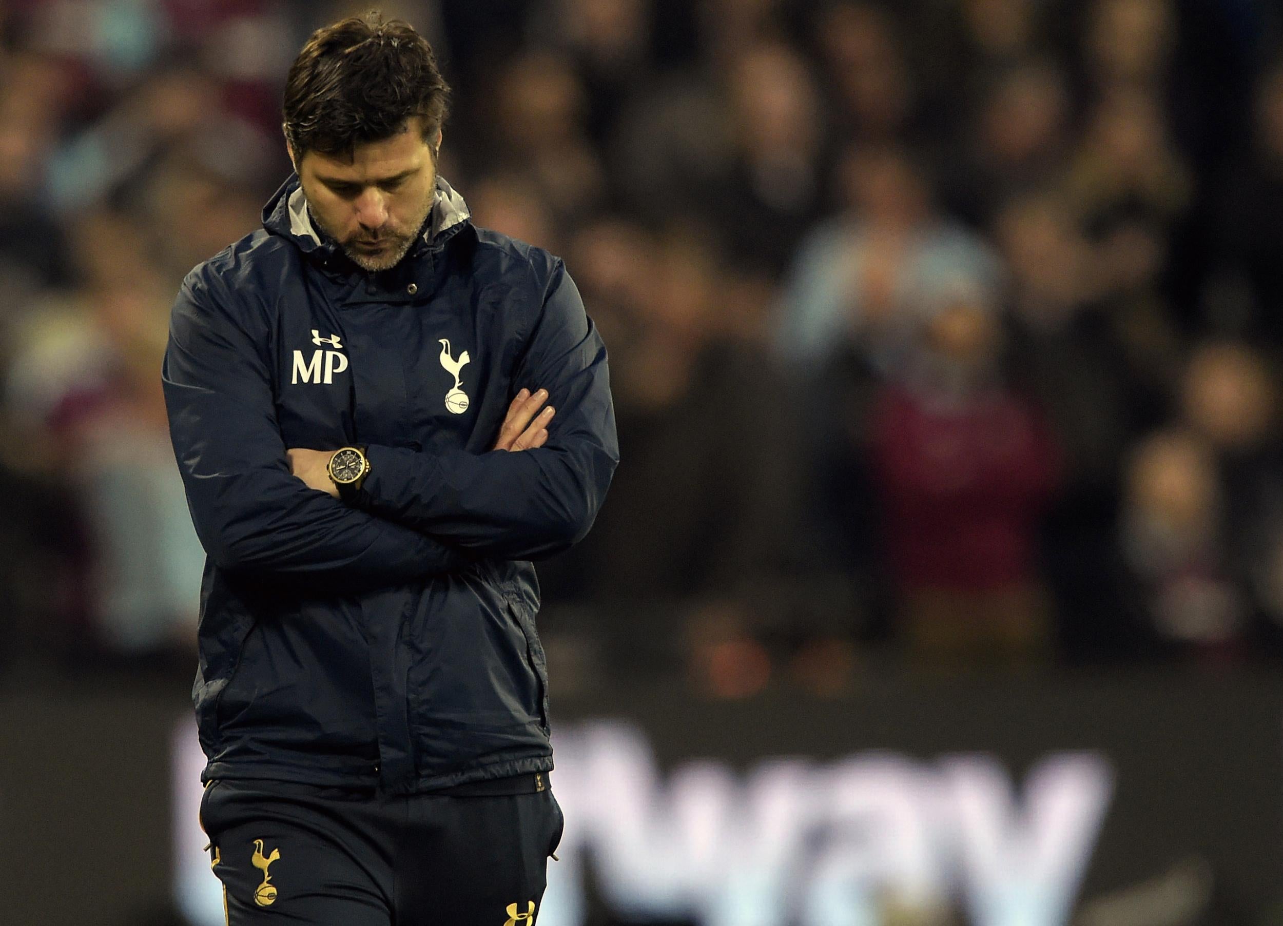 Pochettino saw his title hopes finally die at the London Stadium