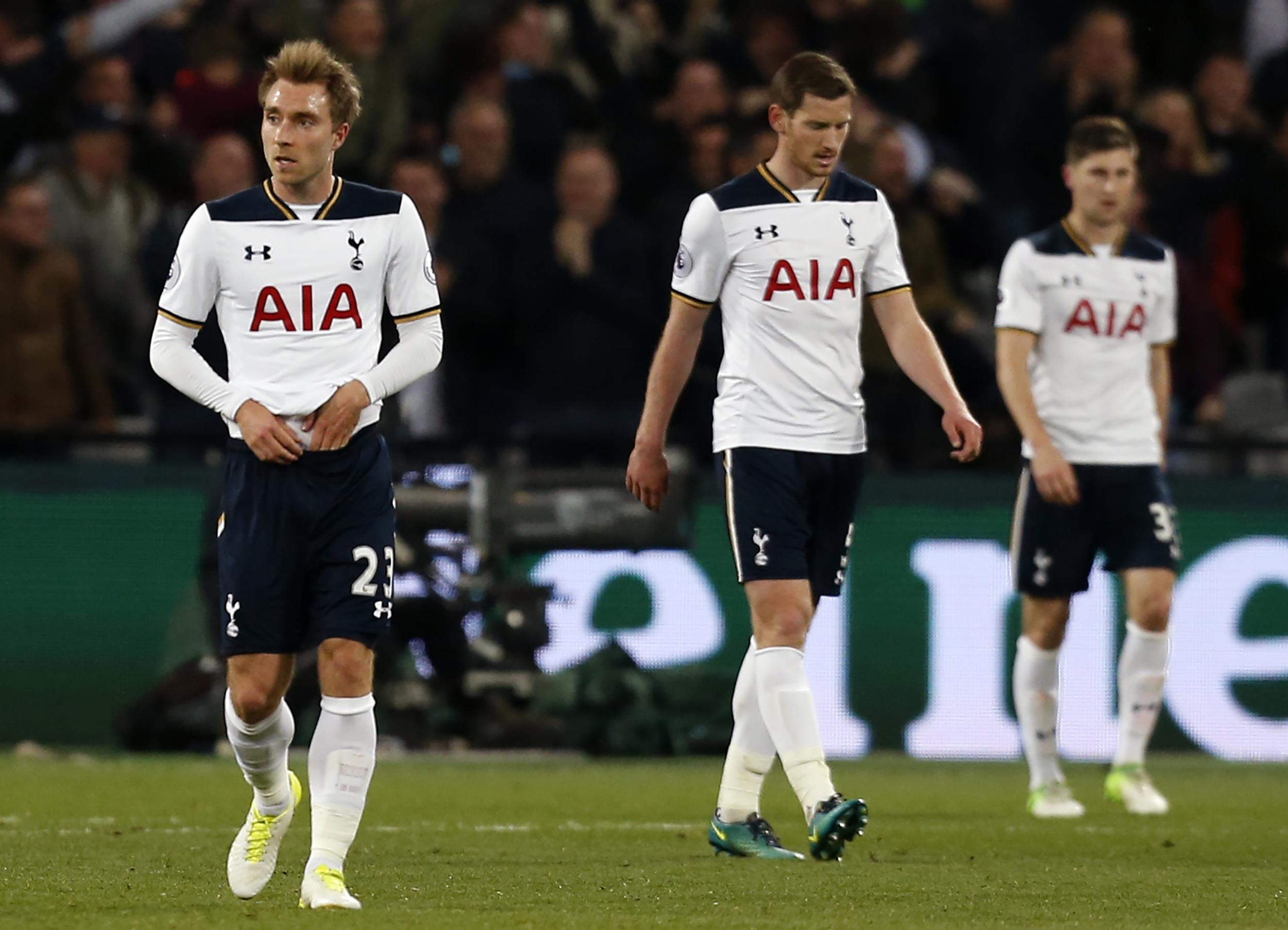 Tottenham saw their realistic title hopes ended by West Ham (Getty)