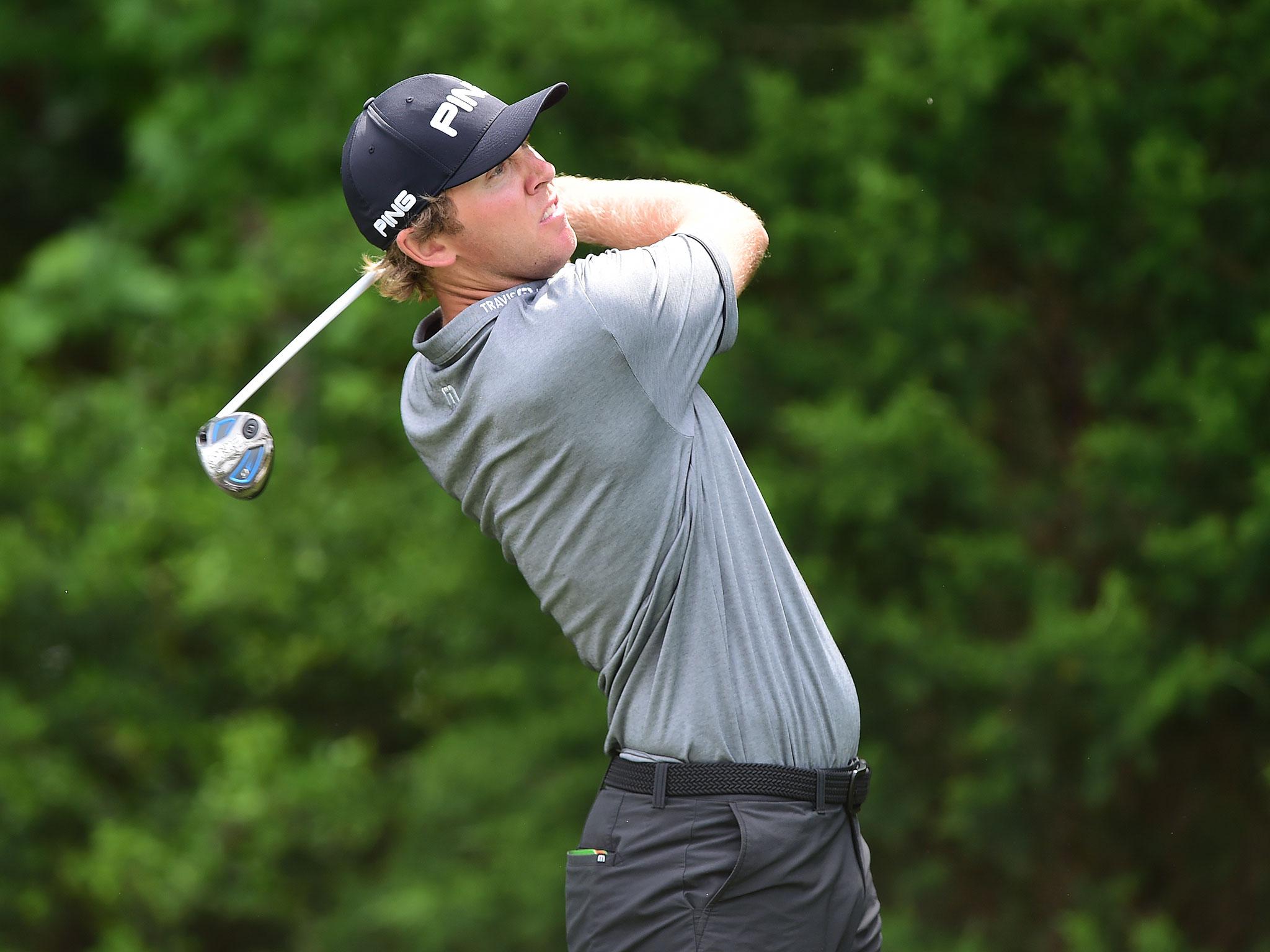 Seamus Power holds a share of the lead at the Wells Fargo Championship