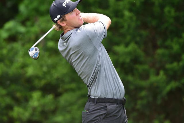 Seamus Power holds a share of the lead at the Wells Fargo Championship